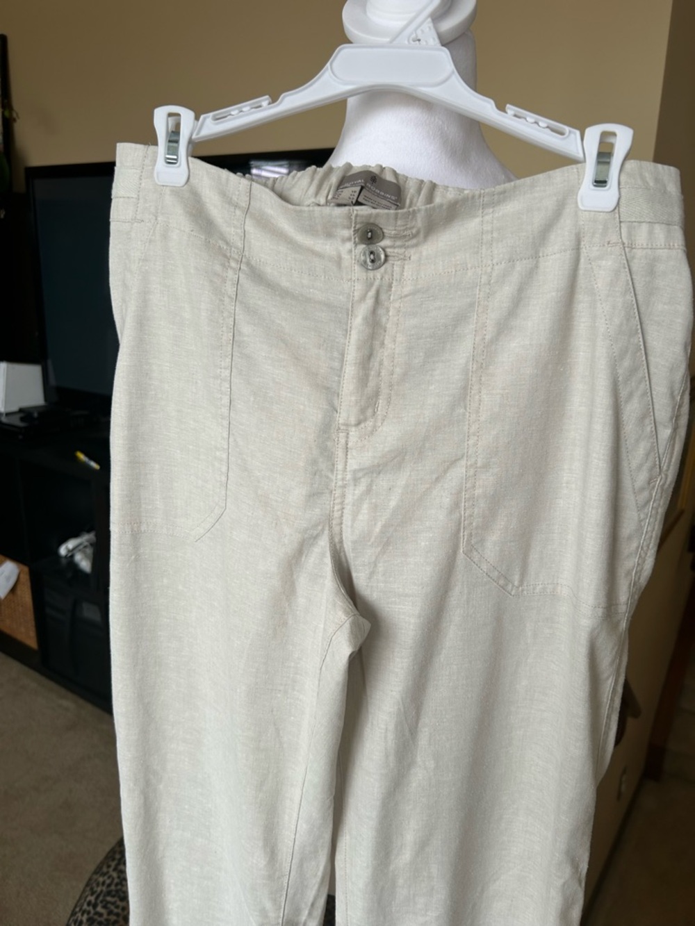 Royal Robbins Hempline Casual wide leg Pants with pockets Natural/ Hemp